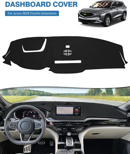 Vista 297 de FIILINES - Cubierta para tablero, accesorio para tablero de malla antideslizante, parasol sin reflejos y protector compatible con Toyota Tundra