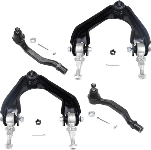 Vista 54 de Detroit Axle - Ejes de eje delantero izquierdo derecho CV + brazos de control delanteros inferiores de repuesto para Ford Focus 2000-2004 - Juego