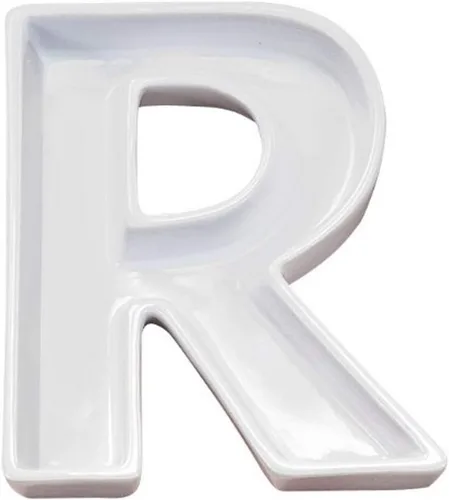 Vista 12 de Plato de cerámica con diseño de carta de amor Ivy Lane, color blanco, 6 - pulgadas, Blanco