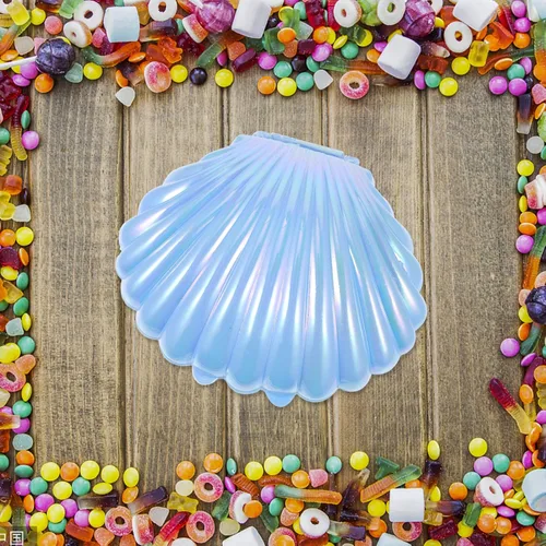 Vista 4 de GANAZONO Cajas decorativas del caramelo Shell Jewelry Holder Cajas pequeñas para el caramelo del partido de boda
