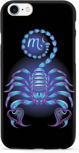 Vista 18 de Inspired Cases - Compatible with iPhone Xs Max Case - 3D Textured Protective Phone Case for Apple iPhone Xs Max - Neon Zodiac - Scorpio