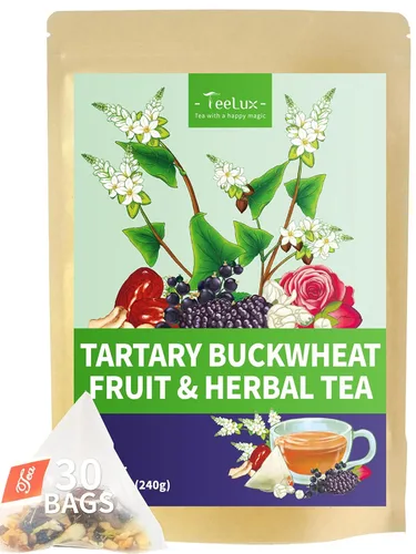 Vista 39 de TeeLux Bolsas de té de cebada, té de cebada tostada pura, sin cafeína, sin azúcar, sabor a nuez, 0.07 oz x 50 bolsas