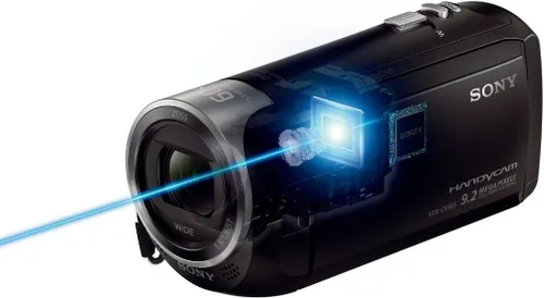 Vista 6 de Sony Grabación de video HD HDRCX405 Handycam Videocámara (renovada)