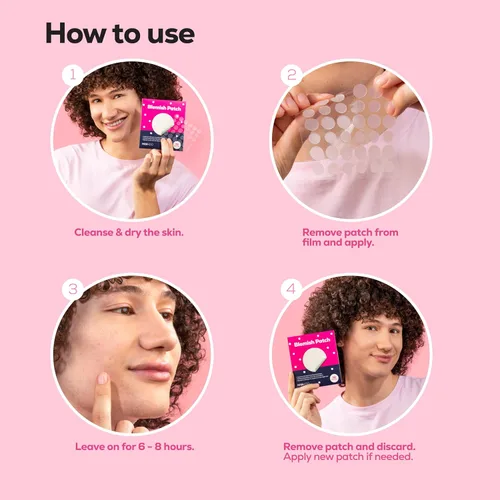 Vista 8 de Hanhoo Parches de manchas hidrocoloides, 288 unidades – Tratamiento invisible de manchas de espinillas para el acné. Absorbe líquidos y protege