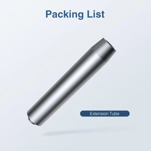 Vista 9 de Hayve Tubo de extensión de microscopio digital, poste de metal extensor de 6 pulgadas más largo para una visión más grande, ver toda la moneda