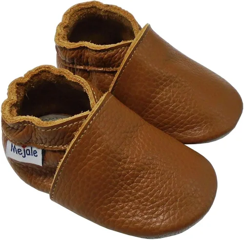 Vista 3 de Mejale - Zapatos de bebé para niños pequeños con suela suave de piel