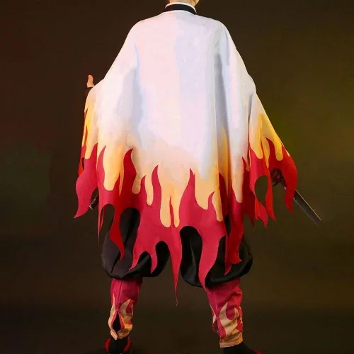 Vista 4 de Tkieio Kochou - Disfraz de Kochou para cosplay, kimono, uniforme de juego de rol, conjunto completo