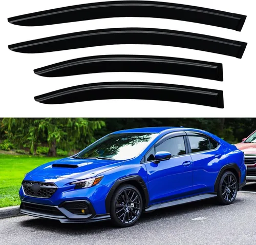 Vista 212 de Viseras de ventana y protectores contra la lluvia para 2007-2013 Chevy Silverado/GMC Sierra 1500/Avalanche Crew Cab, viseras de ventilación