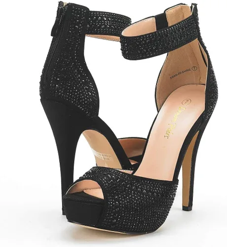 Vista 3 de DREAM PAIRS - Zapatos de tacón alto con plataforma para mujer, modelo Swan-05