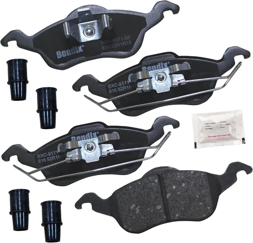 Vista 187 de Pastillas de Freno Delanteras Cerámicas Bendix Priority1 CFC430A para Modelos Selectos INFINITI G35, I30, Nissan 350Z, Altima, Juke, Maxima, Sentra