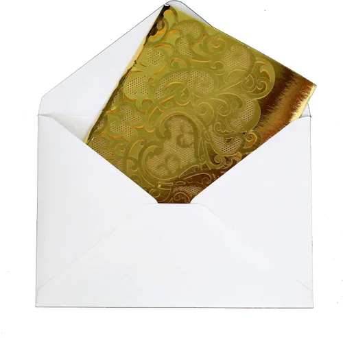 Vista 6 de 10sets 3D Pop Up Novia Y Novio Blanco Tarjeta de Invitación de Boda Corte Láser Bolsillo Floral Invitaciones de Compromiso con Sobre y Papel