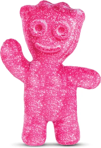 Vista 8 de iscream Sour Patch Kids - Mini almohada de personaje de caramelo en relieve de 8.5 x 6.25 pulgadas, color morado