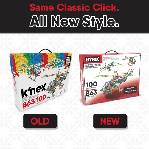 Vista 8 de Conjunto de fichas para armar más de 100 modelos, de K'NEX