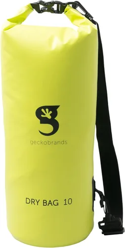 Vista 10 de geckobrands Bolsa seca de lona – Bolsa impermeable de PVC con mosquetón para almacenamiento seguro, para canotaje, kayak, camping