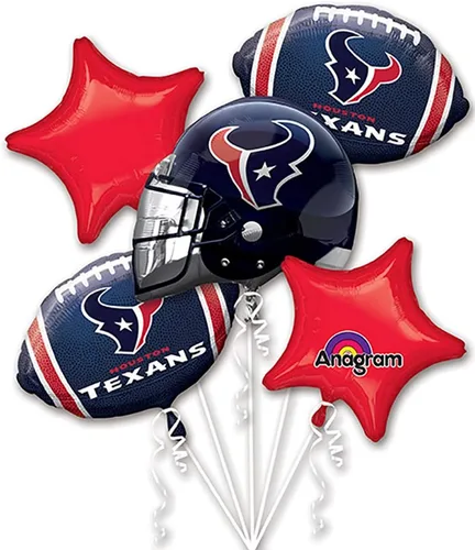 Vista 8 de Anagram Cleveland Browns - Ramo de globos de fútbol americano de la NFL, 5 piezas