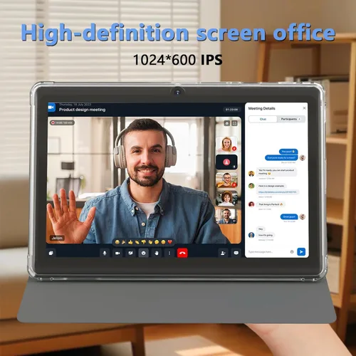 Vista 6 de CUPEISI Tablet Android 14, tableta de 7 pulgadas, 8 GB de RAM+32 GB de ROM/1 TB Tableta expandible, 1.6 GHz, procesador de cuatro núcleos, pantalla