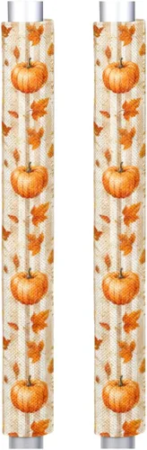 Vista 9 de Pardick Juego de 2 cubiertas para manija de puerta de refrigerador con diseño de huevo de Pascua, asas lavables para cocina, protector de decoración