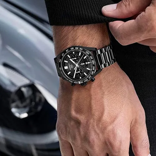 Vista 6 de Lamshaw Compatible con correas de reloj inteligente Mindrose, correa de repuesto de metal de acero inoxidable de 0.71 pulgadas compatible con reloj