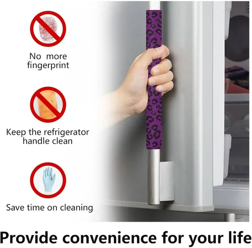 Vista 30 de Juego de 2 fundas para manija de puerta de refrigerador