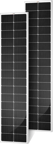 Vista 13 de RICH SOLAR Panel solar monocristalino de celda 9BB de 100 vatios, 12 voltios, batería de carga de módulo solar de alta eficiencia para caravana
