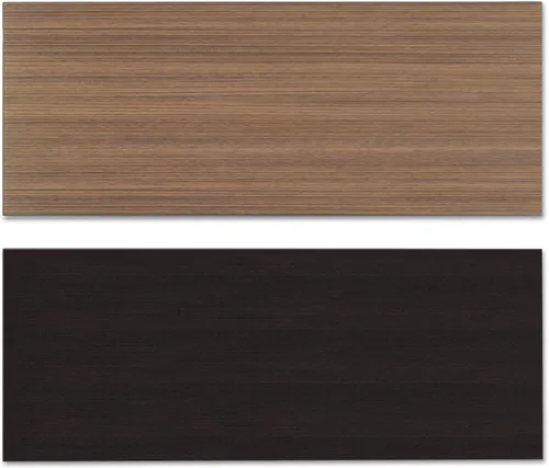Vista 2 de Alera Tablero de mesa laminado reversible, rectangular, 59.38 pulgadas de ancho x 23.63 pulgadas de profundidad, expreso/nogal