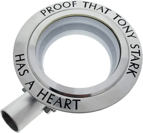 Vista 6 de Reactor de arco genérico Iron Man Relación 1:1, detección de vibración, luz LED, conexión USB, con vitrina. para colecciones, regalo de juguete