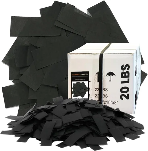 Vista 9 de Ultimate Confetti, Confeti Biodegradable Azul Bebé - Confeti de Papel de Seda Rectangular Revoloteante para Uso en Cañones y Lanzadores – Confeti