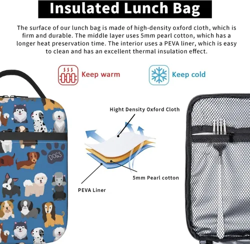 Vista 46 de Bolsa de almuerzo con joystick de juego verde, bolsa de almuerzo aislada, contenedor de comida para escuela, trabajo, picnic, viajes
