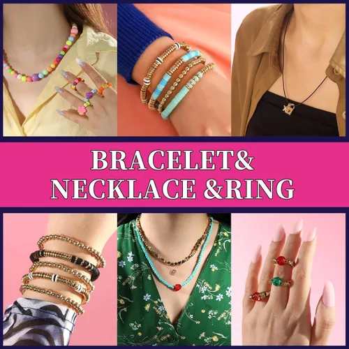 Vista 7 de FANDAMEI Cuerda elástica de 0.039 in para cuentas, cordón elástico para hacer pulseras, cordón elástico para hacer joyas, hilo resistente