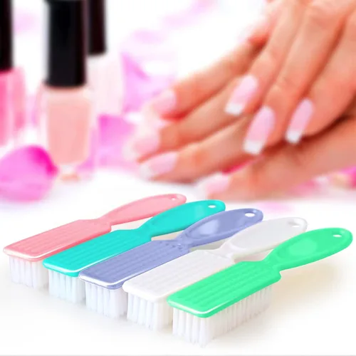 Vista 4 de HOFASON 20 cepillos de uñas con agarre de mango, cepillo limpiador de uñas de mano, herramientas de manicura, kit de cepillos de limpieza para dedos