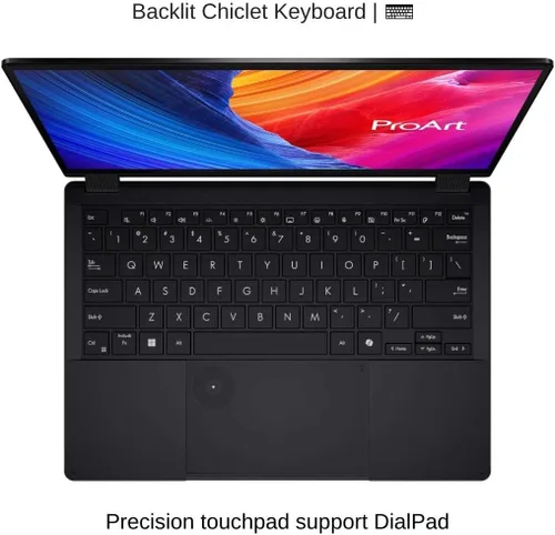 Vista 7 de HIDevolution [2026] ASUS ProArt PX13 HN7306EA Negro 13.3" 3K OLED Touch, 3.0 GHz Ryzen Al Max+ 395, AMD Radeon, 64 GB LPDDR5X RAM, 1 TB PCIe SSD