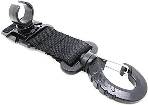 Scuba Choice Clip de manguera giratorio de 8 posiciones para buceo