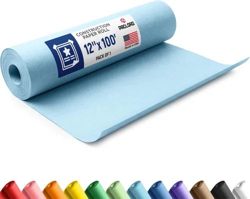 Vista 64 de Rollo de papel de construcción negro de 12 x 1200 pulgadas (100 pies), rollo de papel kraft de construcción fabricado en Estados Unidos