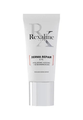 Rexaline Derma - Contorno de ojos - Crema hidratante, anticansancio, calmante - Cuidado facial dermatológico - Crema antiarrugas y levantamiento de