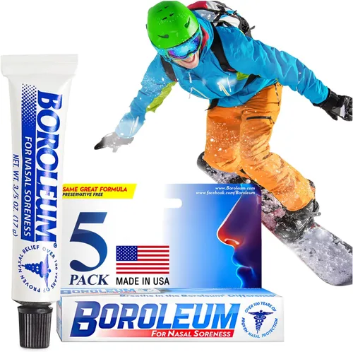 Vista 16 de Boroleum para dolor nasal, tubo de 17 gramos, 3/5 onzas