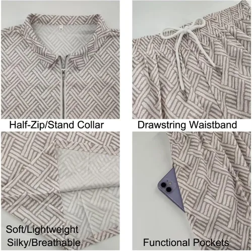 Vista 3 de Conjunto corto de 2 piezas para hombre, conjunto casual de manga corta y pantalones cortos