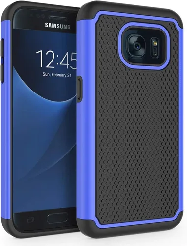 Vista 15 de Funda para Galaxy S7, a prueba de golpes, funda protectora para Samsung Galaxy S7 (5.1 pulgadas, 2016) [negro]