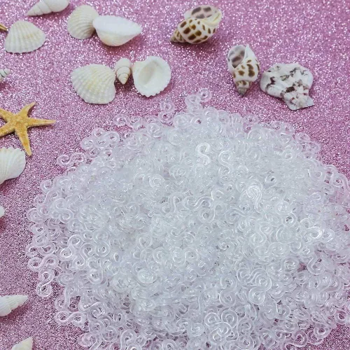 Vista 9 de Rolybag 400 clips en S de banda de goma para telar pulseras de telar, conectores de plástico, kit de suplemento y fabricación de pulseras