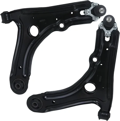 Vista 93 de Detroit Axle - Kit de brazos de control delanteros de 4 piezas para Nissan Cube 2009-2014, Nissan Versa 2007-2012 2 brazos de control inferiores