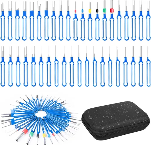 Vista 21 de Kikerike Kit de herramientas de extracción de terminales, 45 piezas, herramienta de desfilado, conector eléctrico, kit de herramientas de extracción