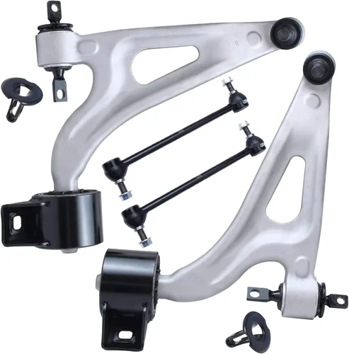 Vista 113 de Detroit Axle - Kit de brazos de control delanteros de 4 piezas para Nissan Cube 2009-2014, Nissan Versa 2007-2012 2 brazos de control inferiores