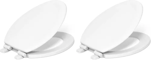 Vista 17 de KOHLER Stonewood Quiet-Close, Asiento de inodoro redondo de cierre suave, madera duradera, fácil instalación, ajuste universal, elementos esenciales