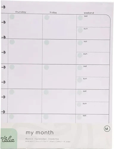 Vista 12 de Talia Recambios de cuaderno con disco (kit de accesorios (divisores en colores pastel), junior (5.5 x 8.5 pulgadas)) Kit de accesorios