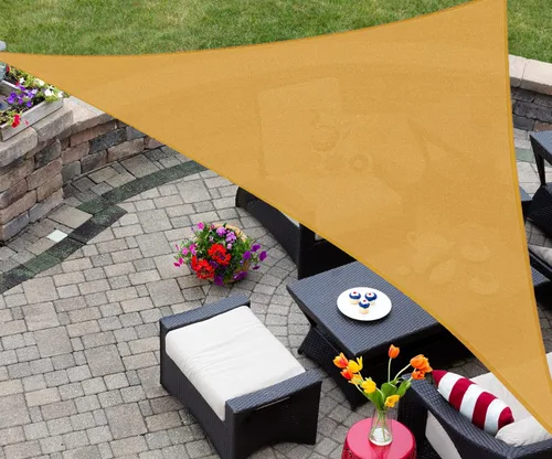 Vista 16 de AsterOutdoor - Toldo parasol rectangular de 16 x 20 pies, Toldo con bloqueador ultravioleta para patio, patio trasero, césped, jardín, actividades