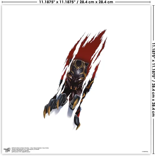 Vista 4 de Trends International Gallery Pops Marvel - Black Panther - Shuri Wall Art Bundle (3-Pack) Gallery Pops Wall Art, Black Framed Version