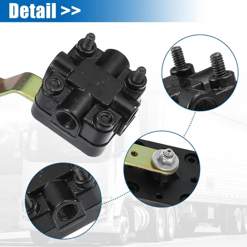 Vista 5 de X AUTOHAUX 1 sistema 50433001 60826000 suspensión neumática Paseo válvula de control de nivel de altura