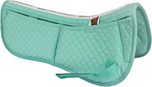 Vista 8 de ECP Equine Comfort Products Correction Half Saddle Pad con espuma viscoelástica ajustable