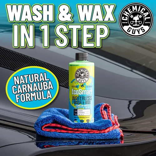 Vista 3 de Chemical Guys, WAC_707_C04 EcoSmart, solución hiperconcentrada sin agua para lavar y encerar autos (1 galón) (caja de 4)