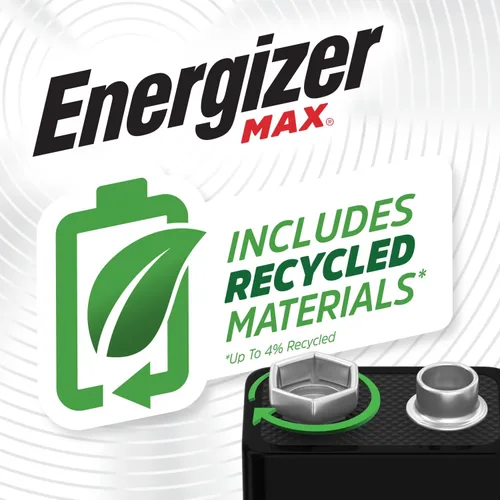 Vista 5 de Energizer MAX - Baterías de 9 V (paquete de 2), baterías alcalinas de 9 voltios - El empaque puede variar