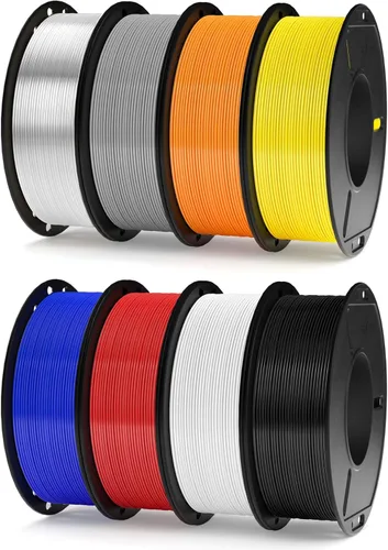 Vista 21 de Elegoo - Filamento PETG Rápido de 1.75 mm, Negro, 3 kg, Alta Velocidad de 600 mm/s, Filamento para Impresora 3D de Alta Precisión Dimensional